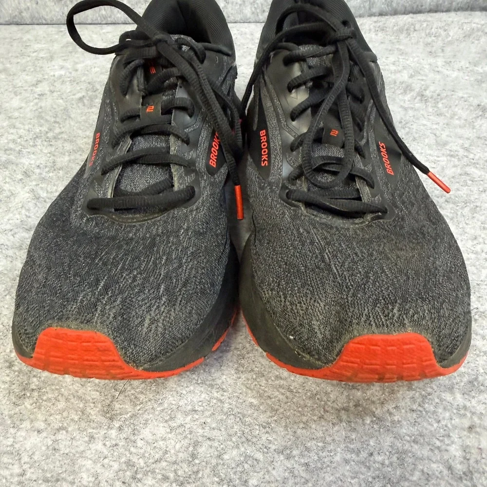 Brooks Trace 2 Mens Running Shoes Black Orange Road Sneakers 1103881D048